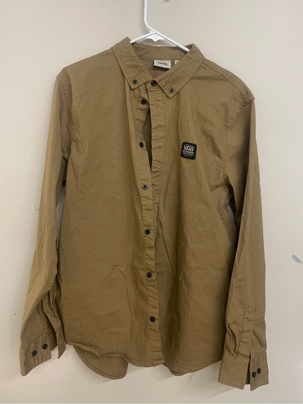 Vans men’s button up Long-sleeve